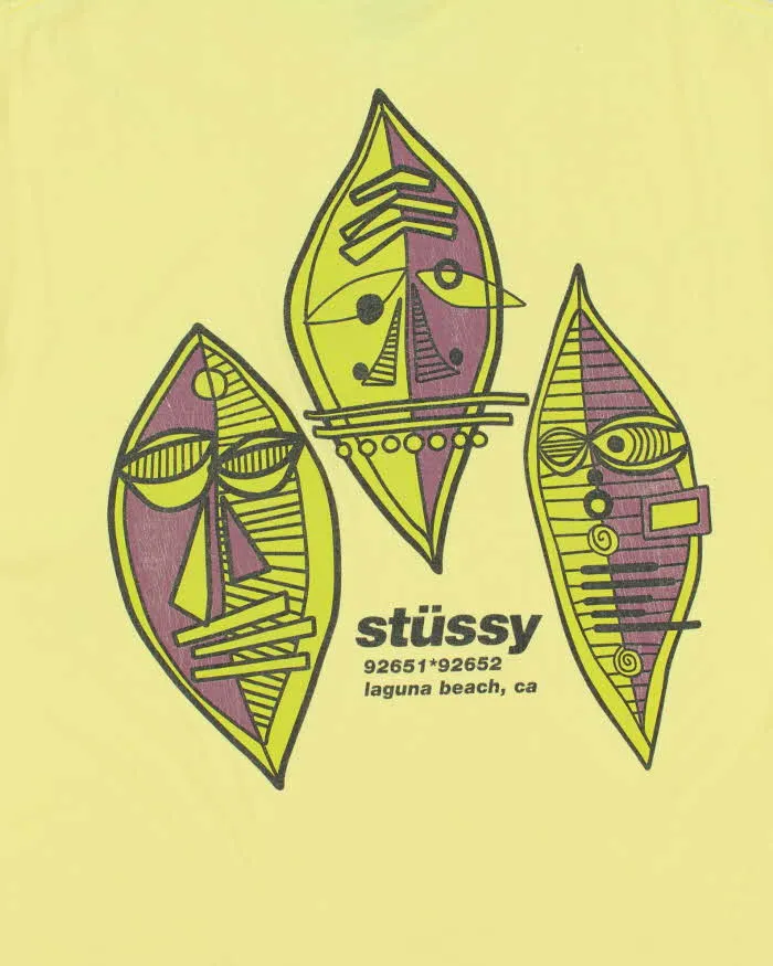 Vintage Stussy Laguna Beach California Heavyweight Crewneck T-Shirt - L sold by Rokit product image thumbnail 4