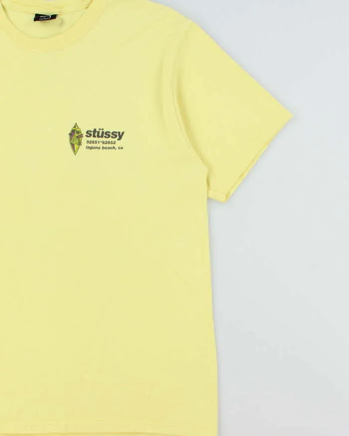 Vintage Stussy Laguna Beach California Heavyweight Crewneck T-Shirt - L sold by Rokit product image thumbnail 3