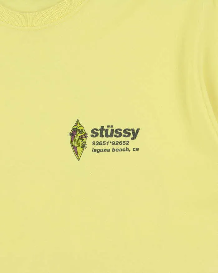 Vintage Stussy Laguna Beach California Heavyweight Crewneck T-Shirt - L sold by Rokit product image thumbnail 5
