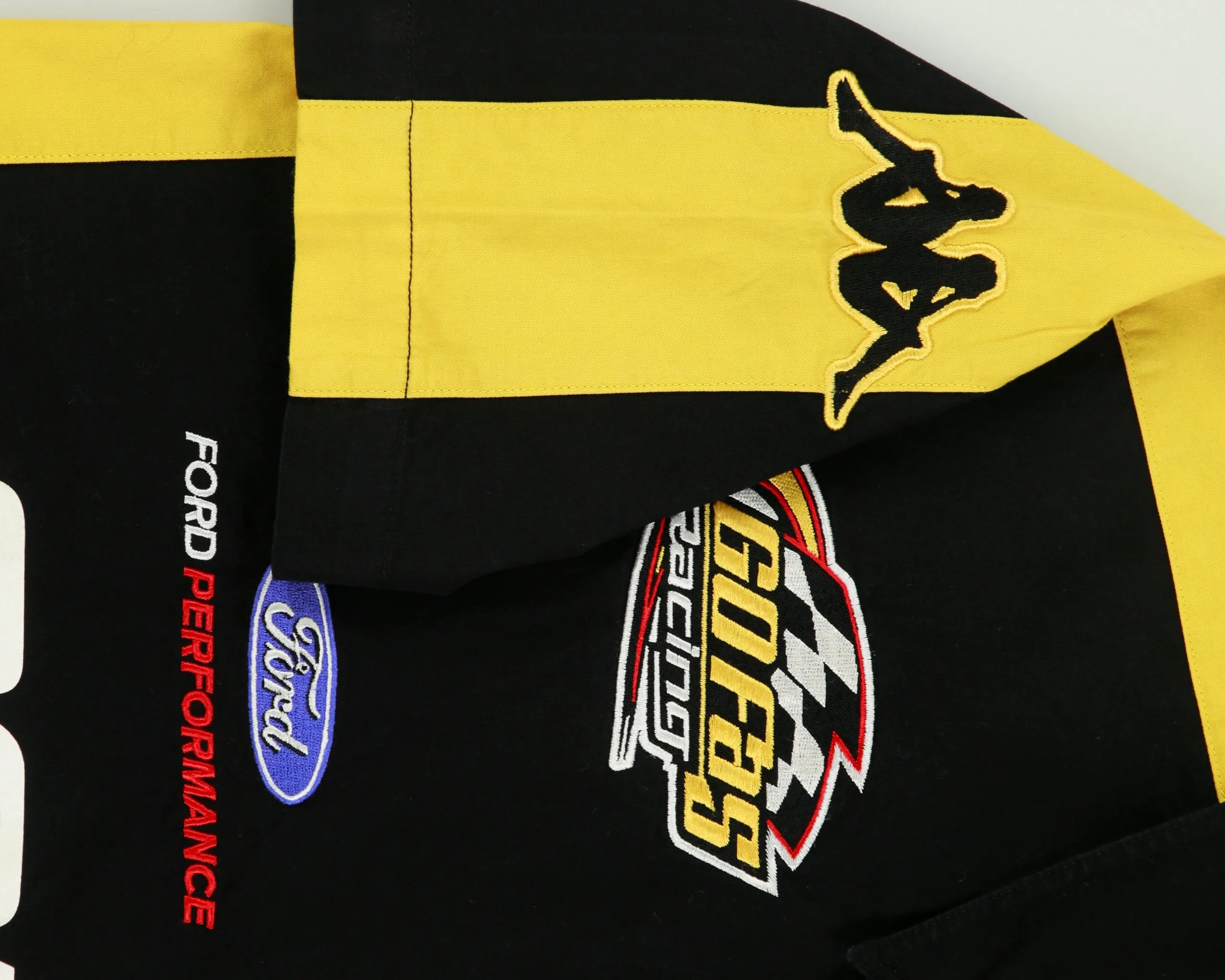 Vintage Kappa Can-Am Racing Ford Performance Embroidered Short Sleeve Pit Crew Shirt - S sold by Rokit product image thumbnail 4