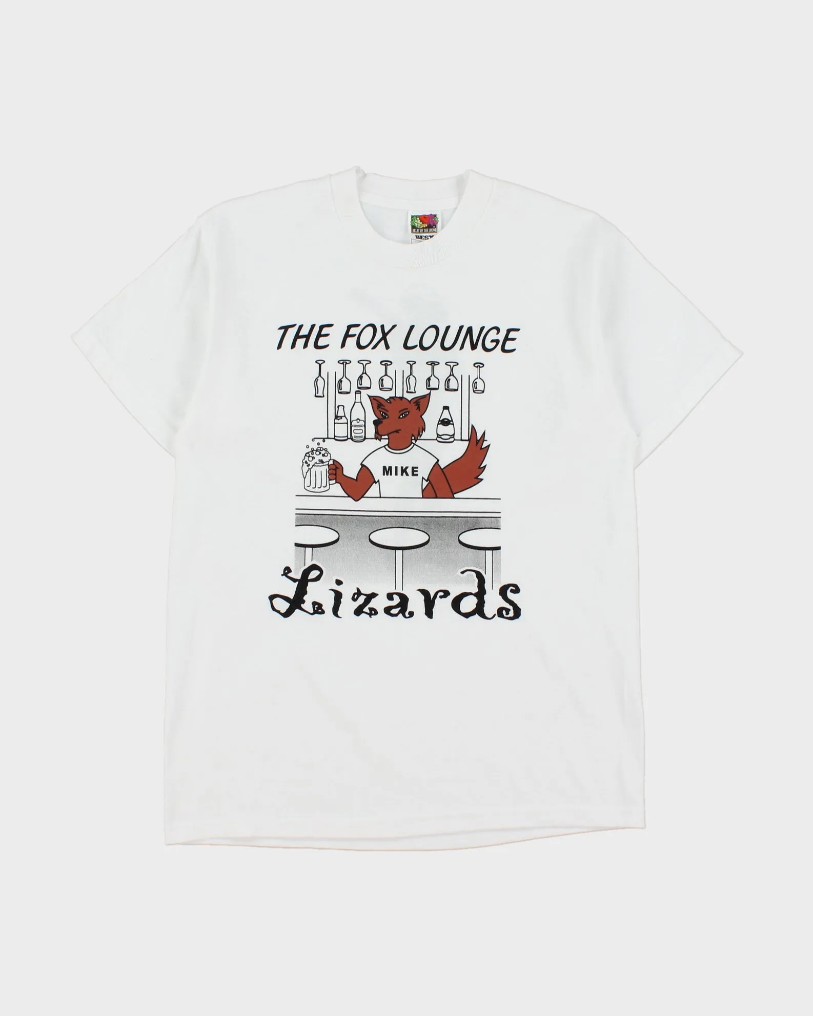 Vintage 1990s Lizards Lounge & Lanes Heavyweight Made In Canada Crewneck T-Shirt - M sold by Rokit