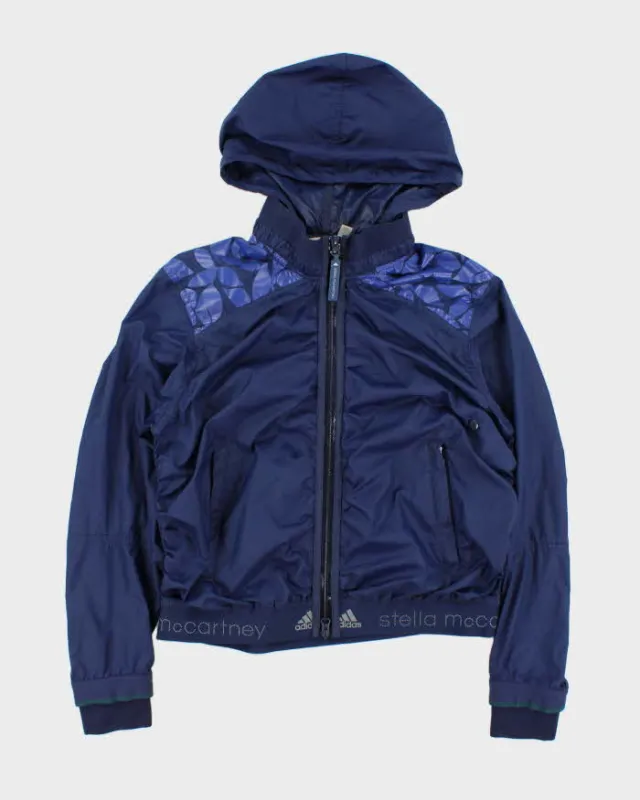 Vintage Adidas x Stella McCartney Women's Floral Cropped Shell Windbreaker Jacket - M made by Adidas
