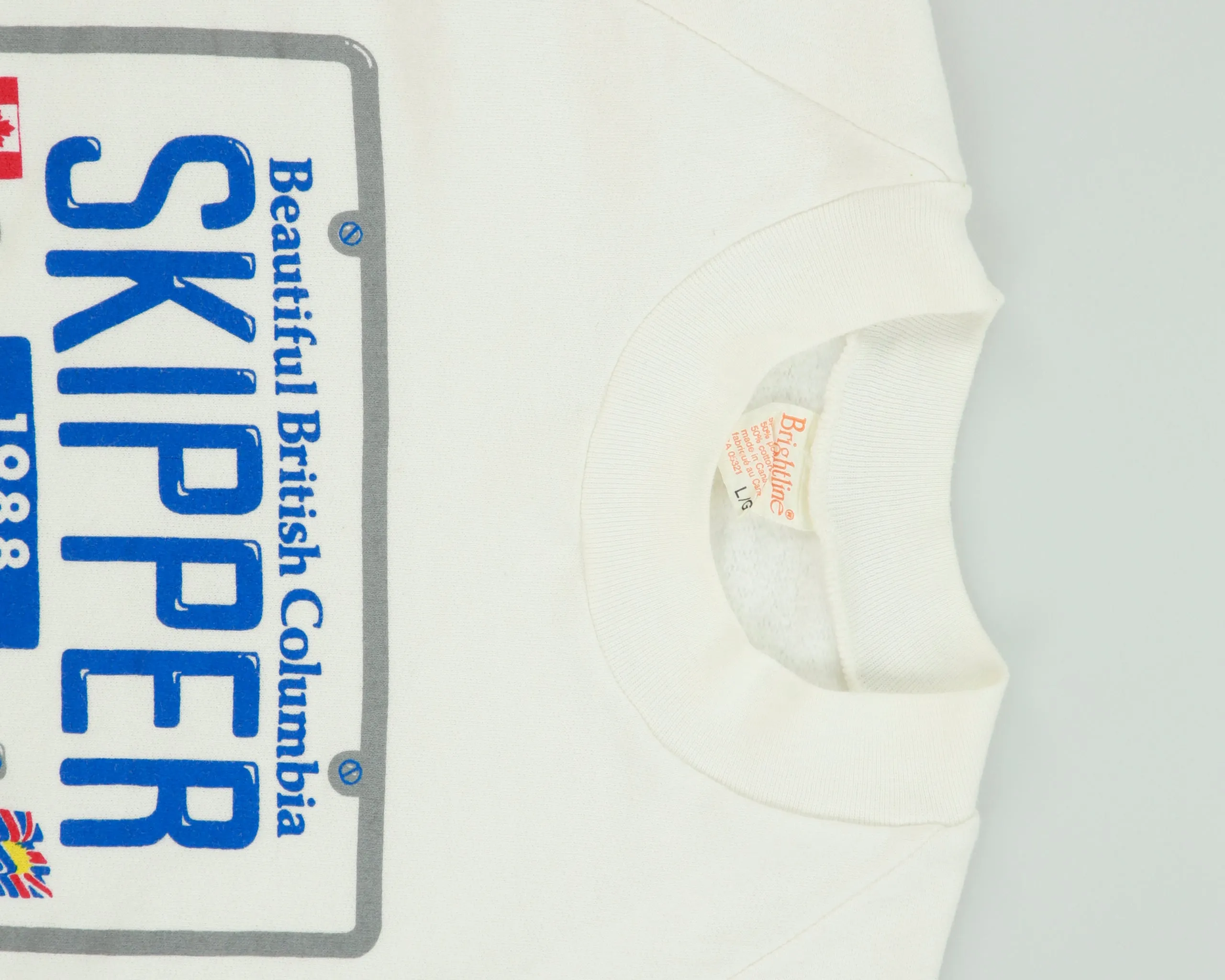 Vintage 1988 Body Plates British Columbia Pigasso Art Inc. Made In Canada Crewneck Sweatshirt - L sold by Rokit product image thumbnail 5