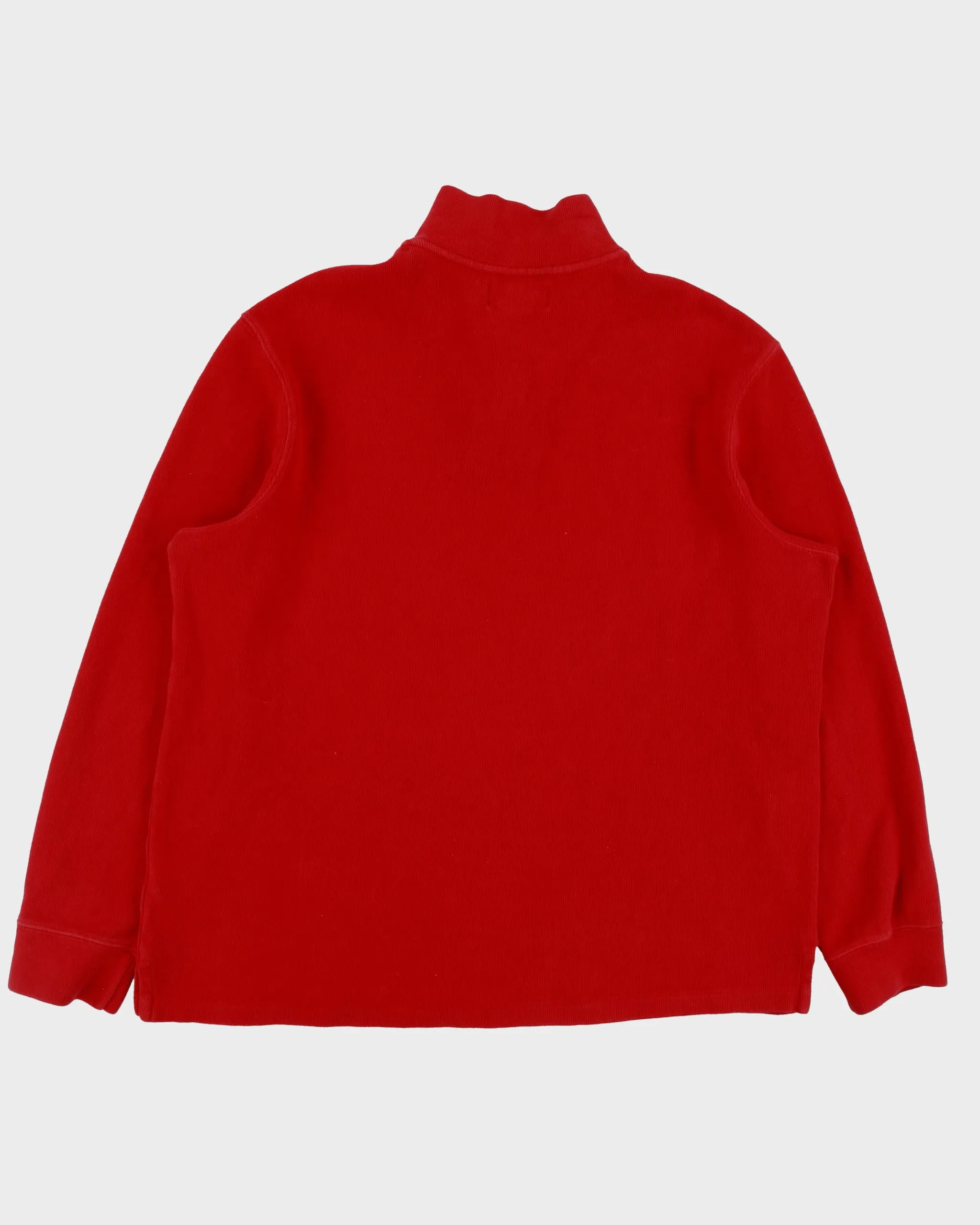 Vintage Y2K 00s Polo Ralph Lauren Classic Pony Quarter-Zip Sweatshirt - XL sold by Rokit product image thumbnail 2