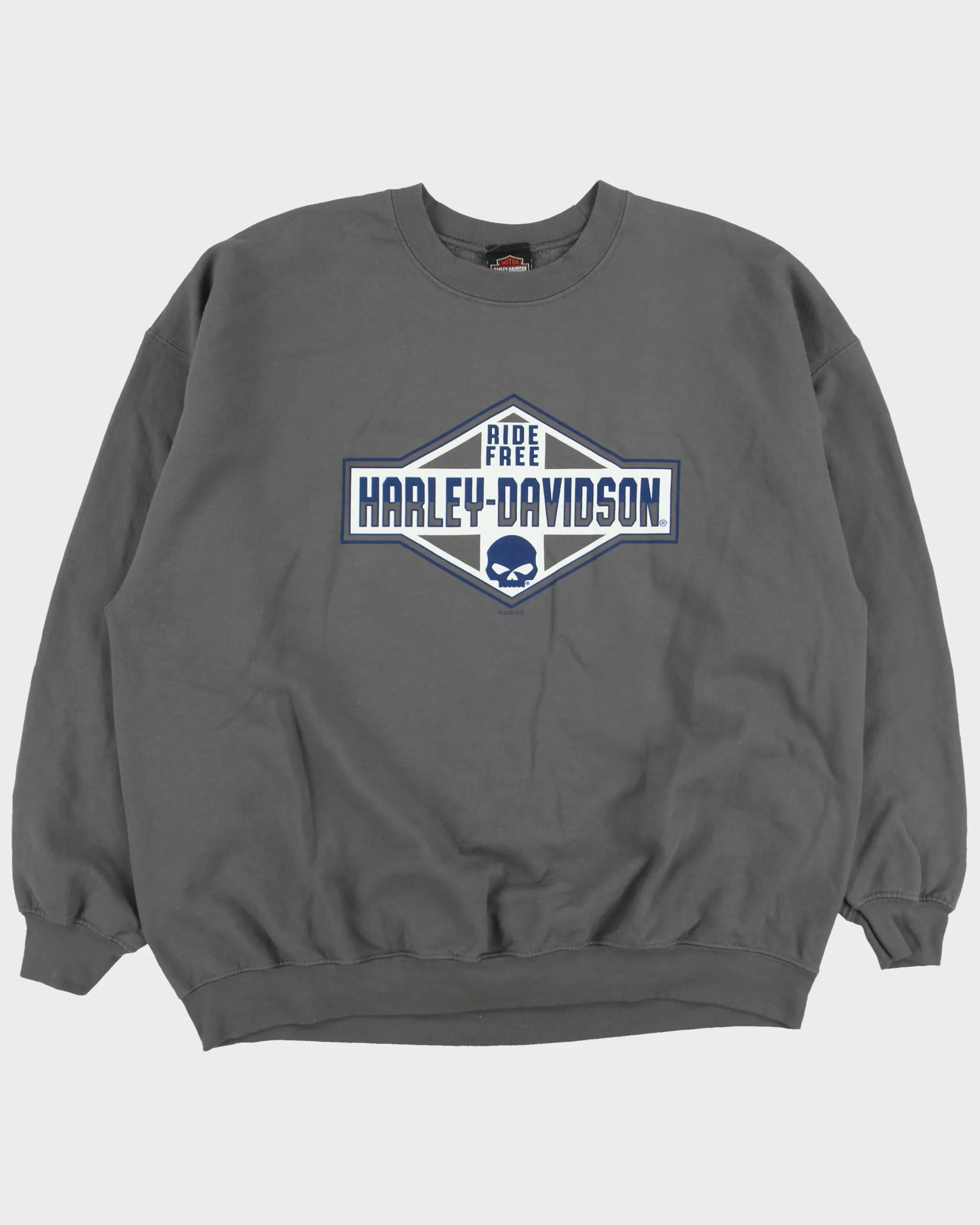 Vintage Harley Davidson Calgary Alberta Ride Free Crewneck Sweatshirt - XXL sold by Rokit