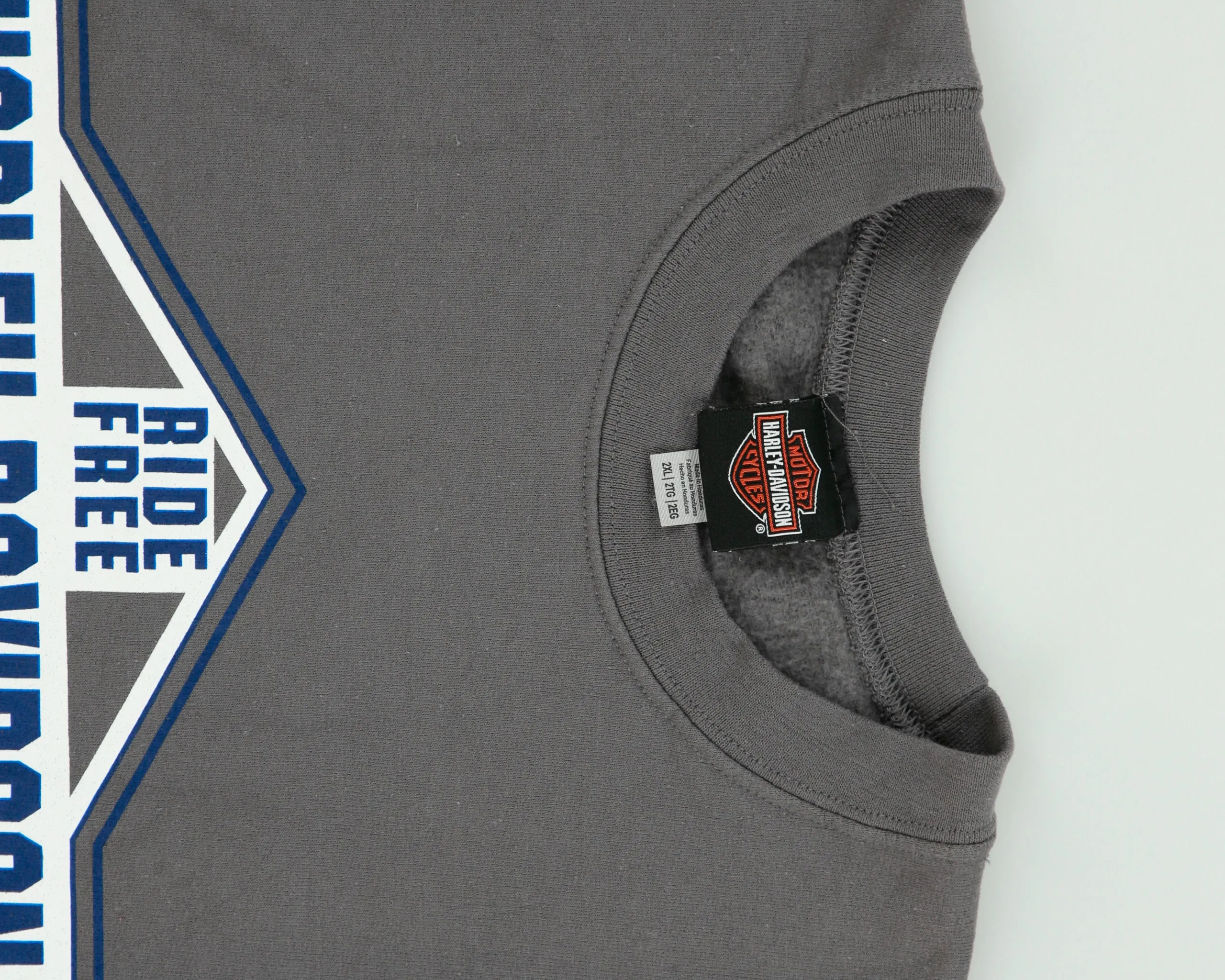 Vintage Harley Davidson Calgary Alberta Ride Free Crewneck Sweatshirt - XXL sold by Rokit product image thumbnail 5