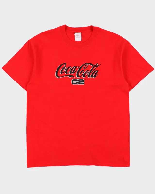 Vintage 2004 Y2K Coca Cola C2 Japan Promo Heavyweight Gildan Ultra Crewneck T-Shirt - L made by Rokit