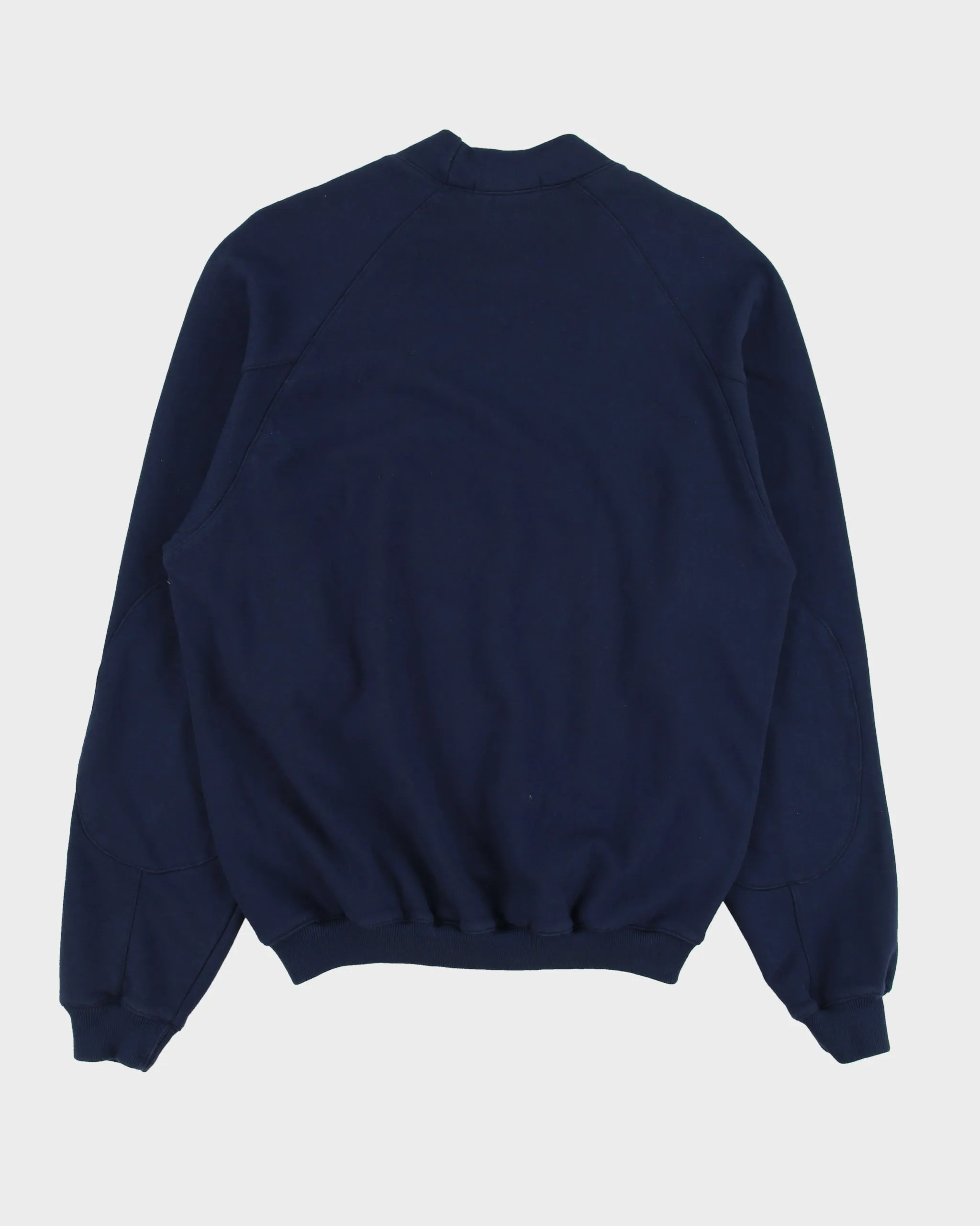 Vintage 1990s Nautica Diving Club Navy Puff Print High-Neck Crewneck Sweatshirt - L sold by Rokit product image thumbnail 2