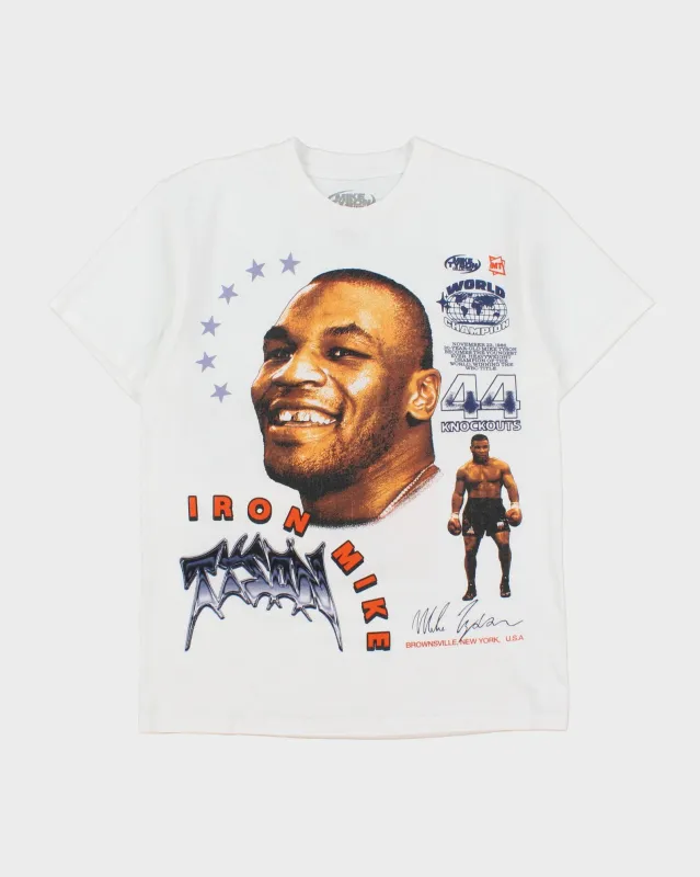 Vintage Mike Tyson Collection World Champ Iron Mike Heavyweight Crewneck T-Shirt - M made by Rokit