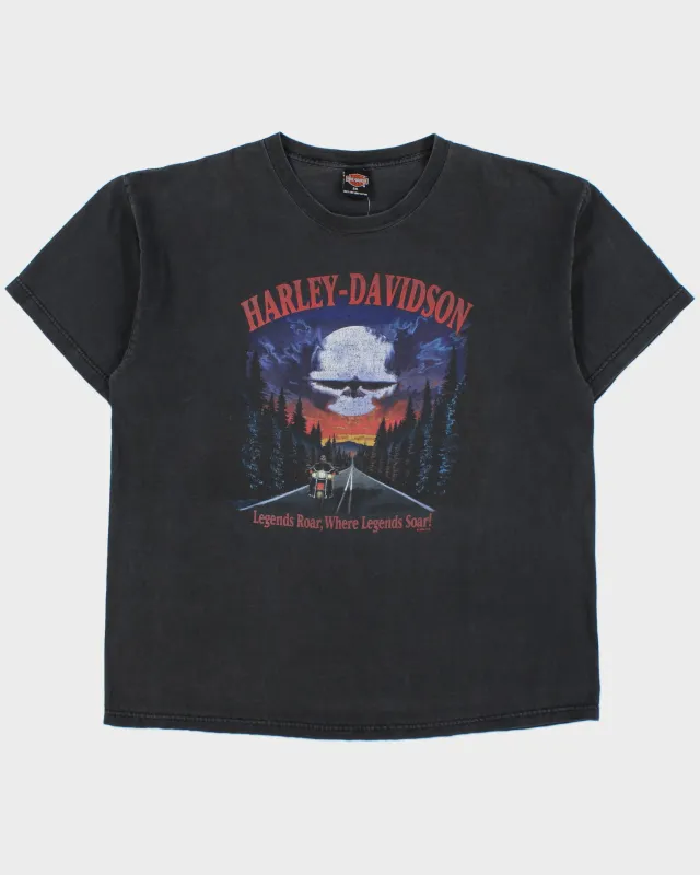 Vintage 2000 House Of Harley Davidson Heavyweight Anchorage Alaska Made In USA Crewneck T-Shirt - XXL made by Harley-Davidson