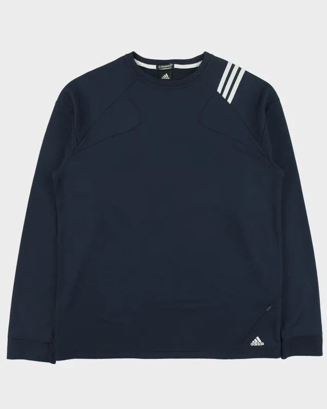 Vintage Y2K 00s Adidas Clima365 Fleece Lined Climawarm Crewneck Sweatshirt - XL made by Adidas