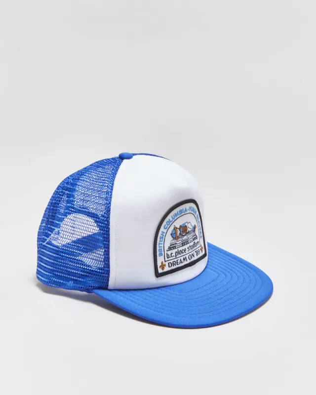 DS Vintage 1989 British Columbia Yukon Beavers Patch Flat Brim Wilson Trucker Hat - S/M made by Rokit