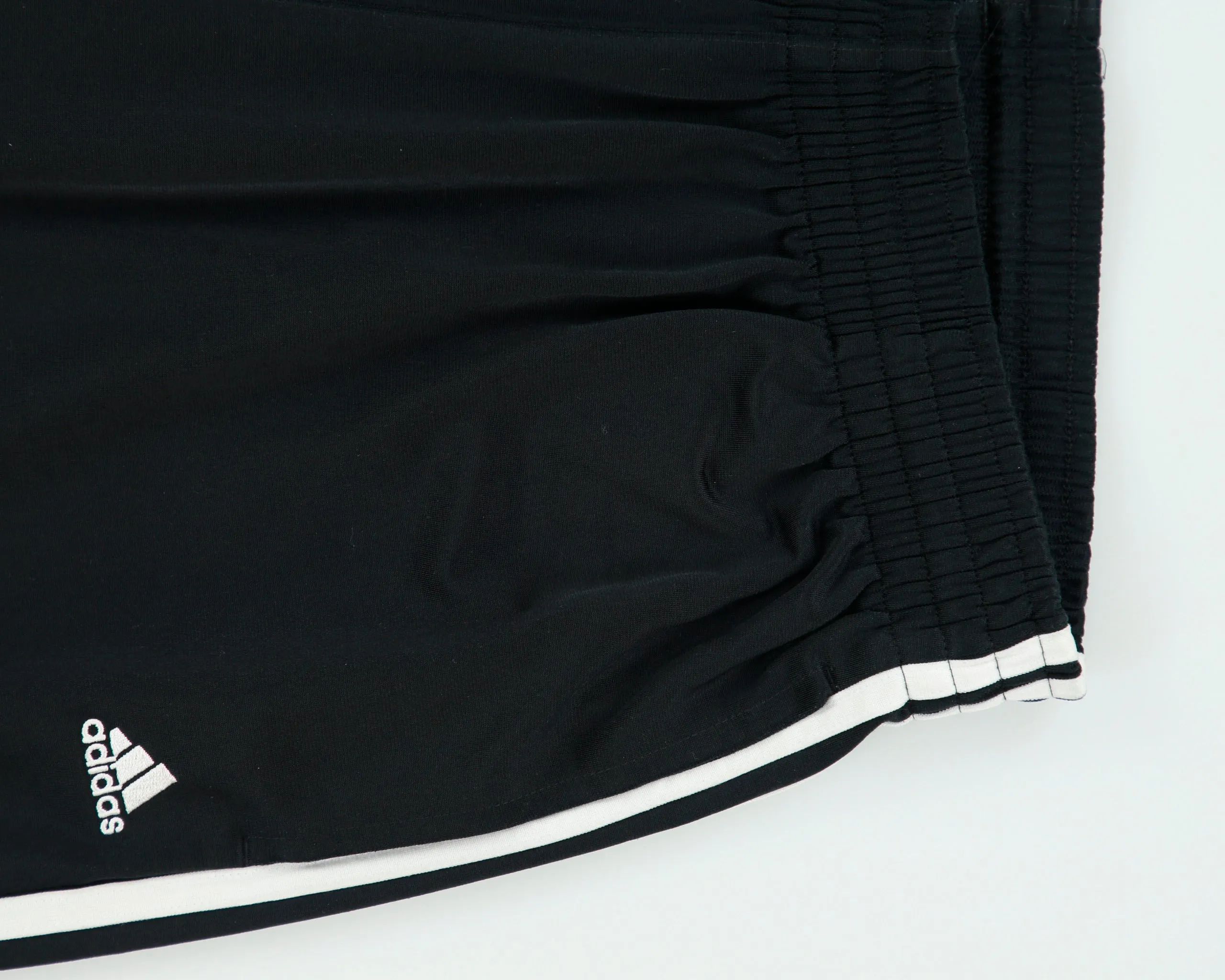 Vintage Y2K 00s Adidas Classic 3-Stripe Satin Wide Leg Tracksuit Bottoms - M sold by Rokit product image thumbnail 3