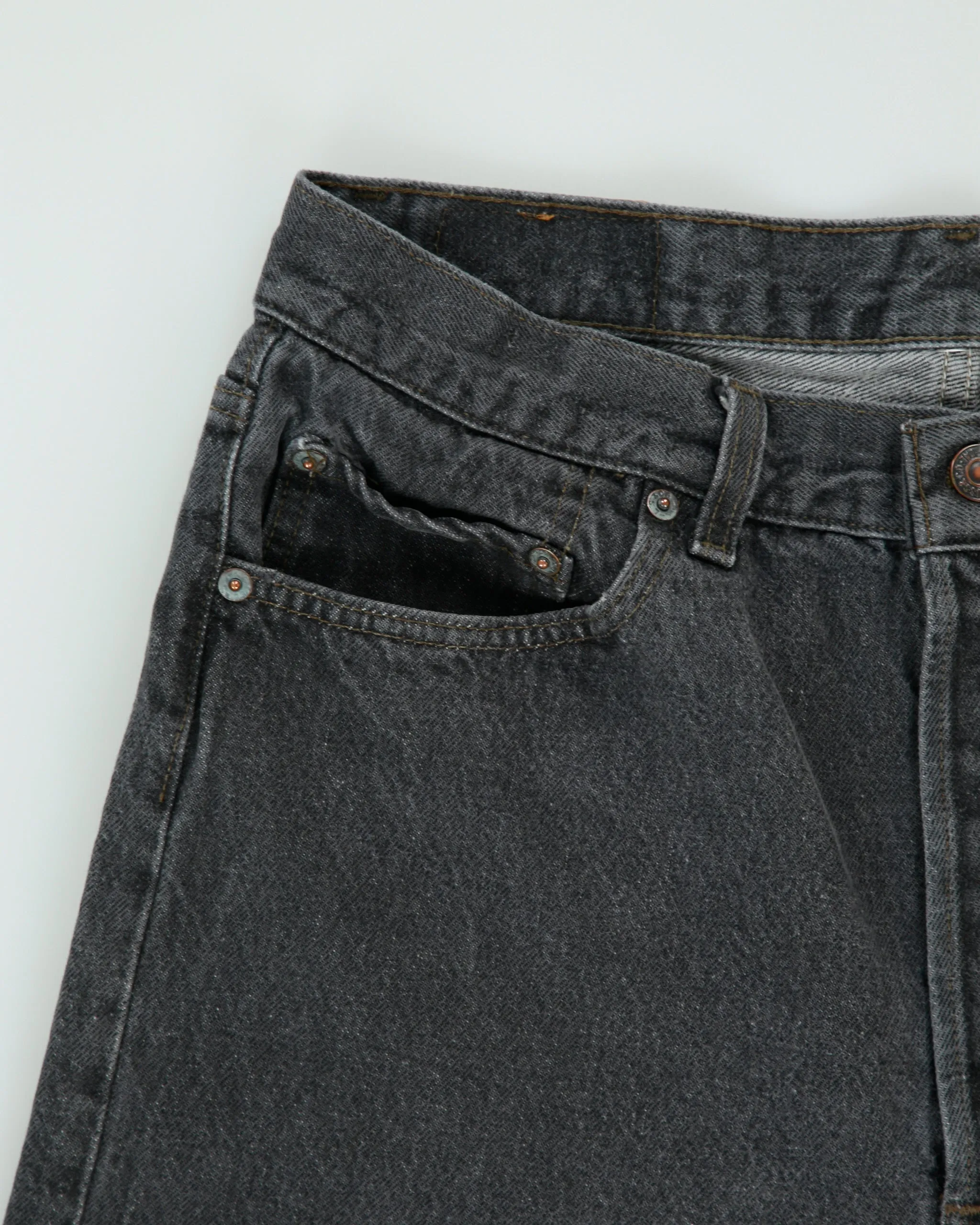 Vintage 1996 Levi's 501 Red Batwing Made In USA Jeans - W30 L28 sold by Rokit product image thumbnail 3