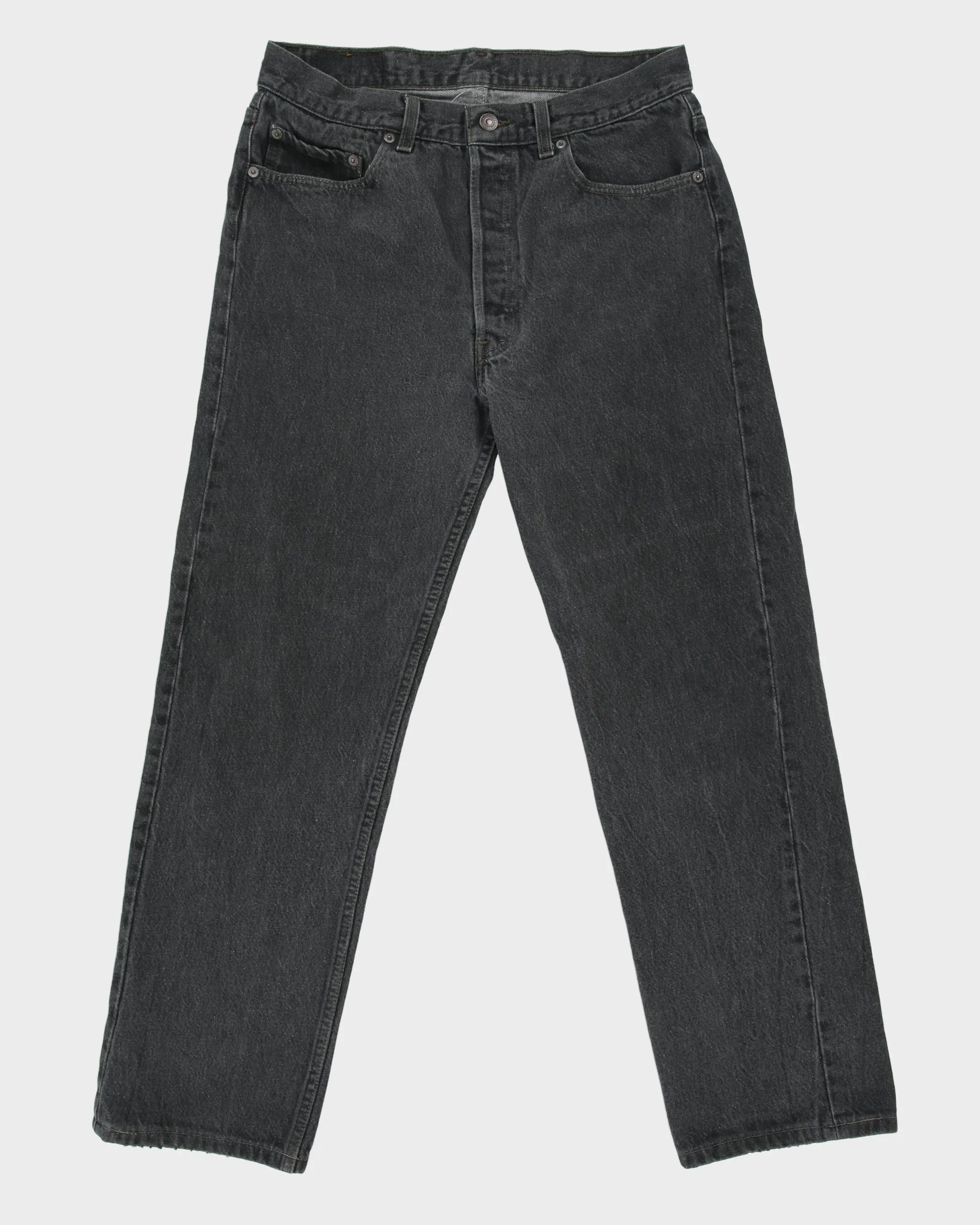 Vintage 1996 Levi's 501 Red Batwing Made In USA Jeans - W30 L28 sold by Rokit