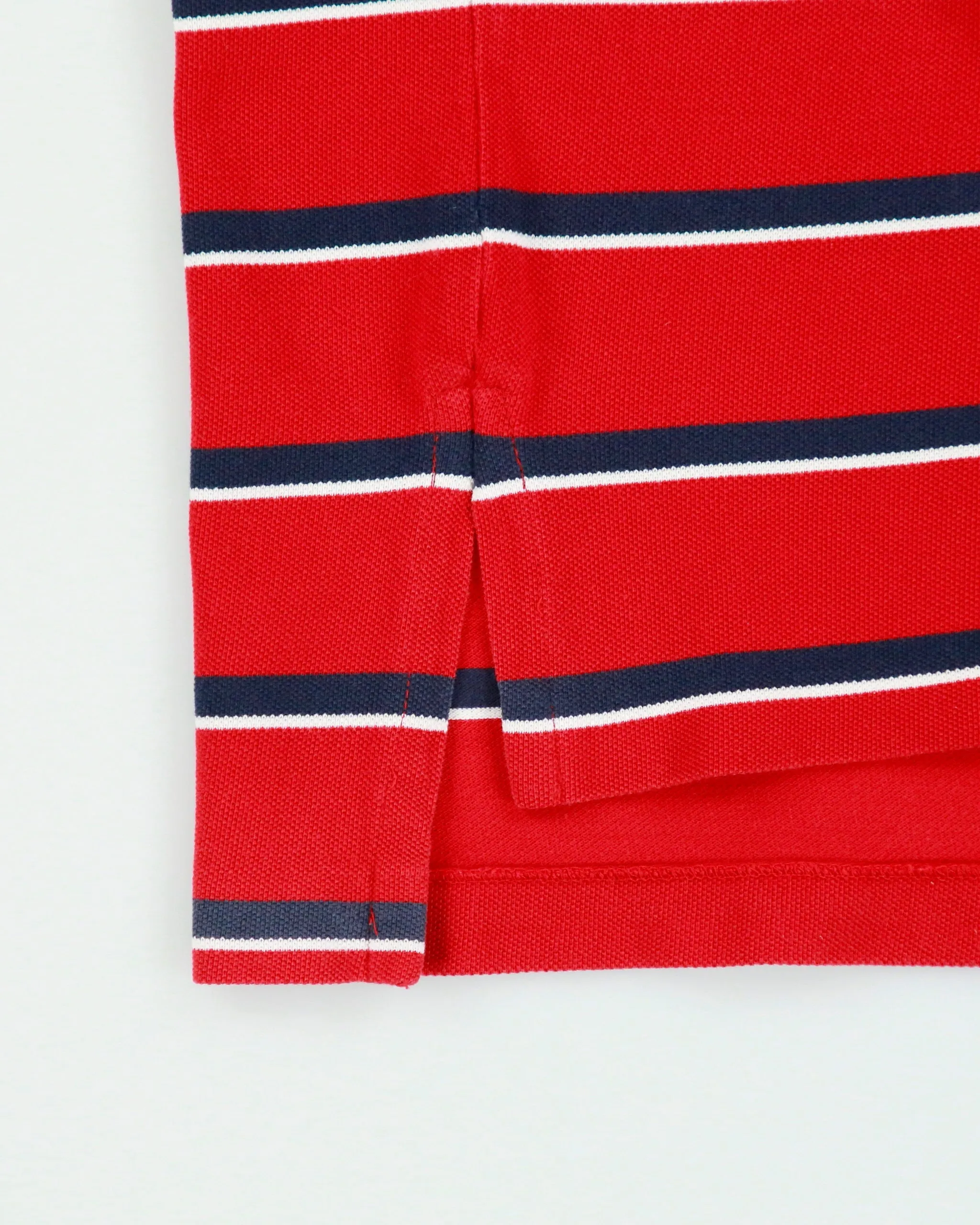 Vintage Y2K 00s Polo Ralph Lauren Classic Striped Short Sleeve Polo Shirt - L sold by Rokit product image thumbnail 4