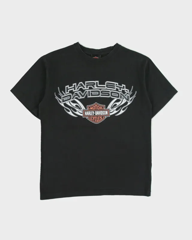 Vintage Y2K 00s Harley Davidson Heavyweight Classic Crewneck T-Shirt - S made by Harley-Davidson