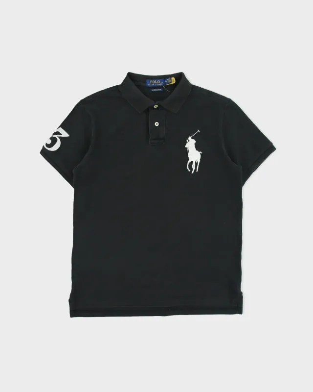 Vintage Polo Ralph Lauren Big Pony Custom Slim Fit Short Sleeve Polo Shirt - M made by Ralph Lauren