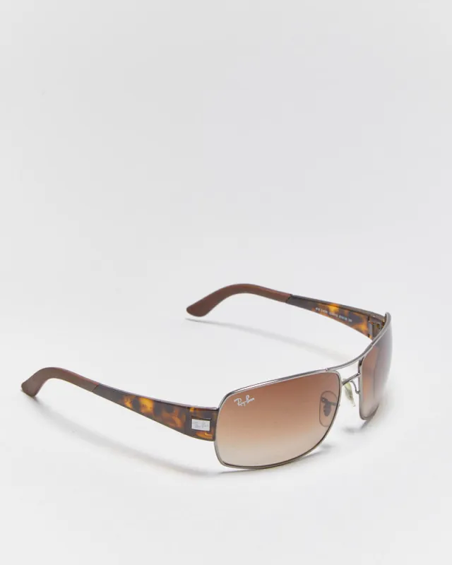 Vintage Ray-Ban Gunmetal/Tortoise Shell Sunglasses made by Ray-Ban