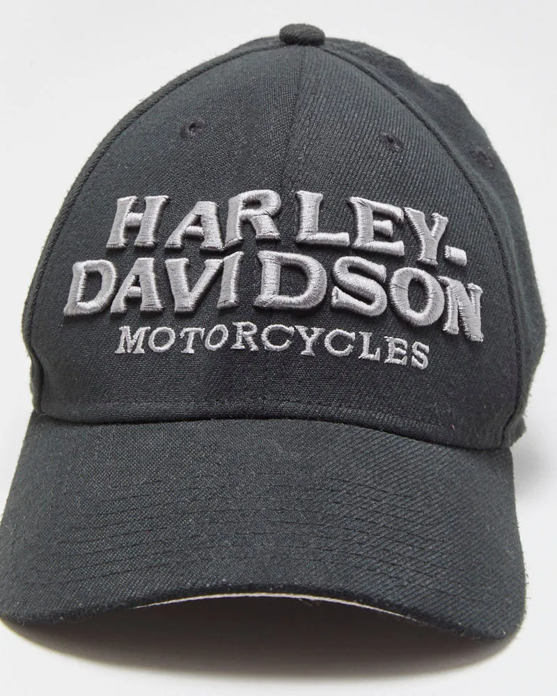 Vintage Harley Davidson x New Era 39Thirty Embroidered Stretch-Fit Baseball Cap - M/L sold by Rokit product image thumbnail 3