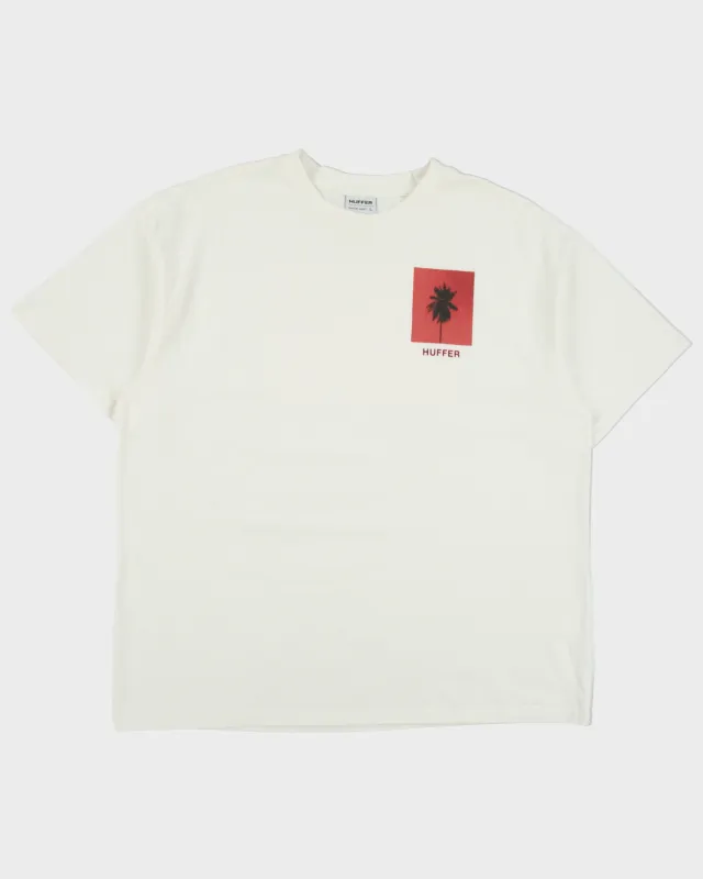 Huffer Heavyweight Trapped In Freedom Crewneck T-Shirt - L made by Rokit