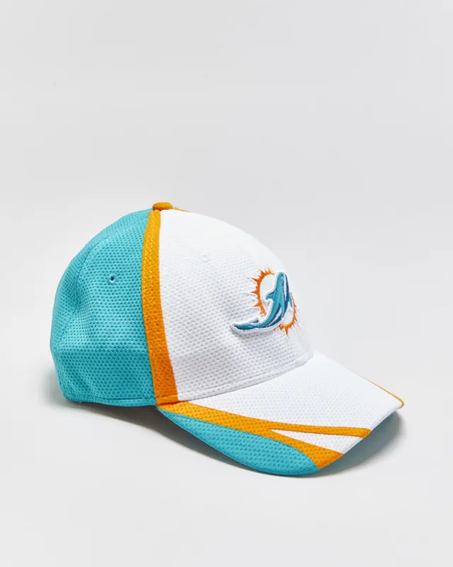 Vintage Miami Dolphins x New Era 39Thirty Mesh NFL Equipment Stretch Fit Baseball Cap - M/L made by Rokit