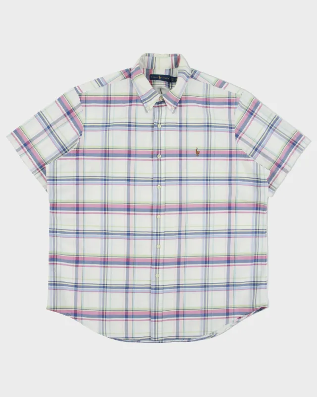 Vintage Ralph Lauren Plaid Regular Fit Short Sleeve Shirt - XL made by Ralph Lauren