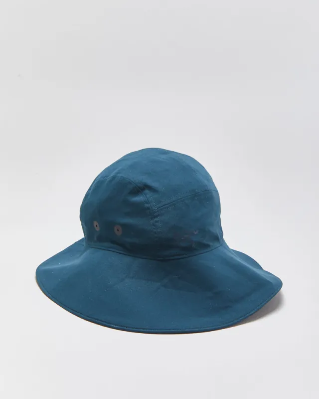Vintage Arc'teryx Teal 'Sinsola Shade' Soft Shell Boonie Bucket Hat - M made by Arc'teryx