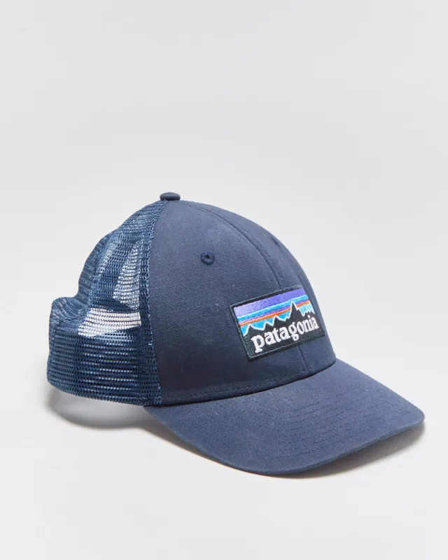 Vintage Patagonia Oragnic Canvas P-6 Logo Curve Brim Trucker Hat - OS made by Patagonia