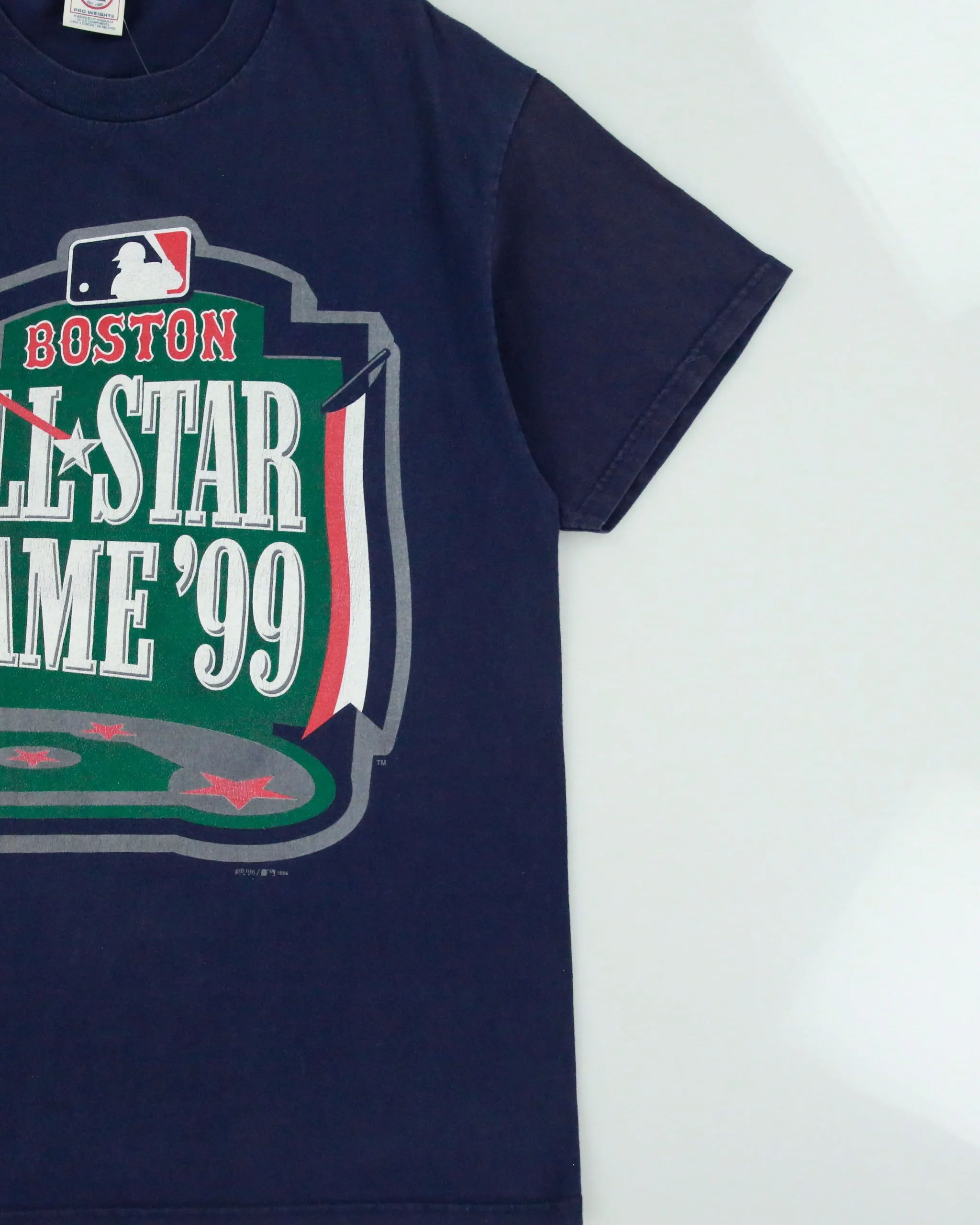 Vintage 1999 Boston All Star Game MLB Heavyweight Delta Crewneck T-Shirt - L sold by Rokit product image thumbnail 3