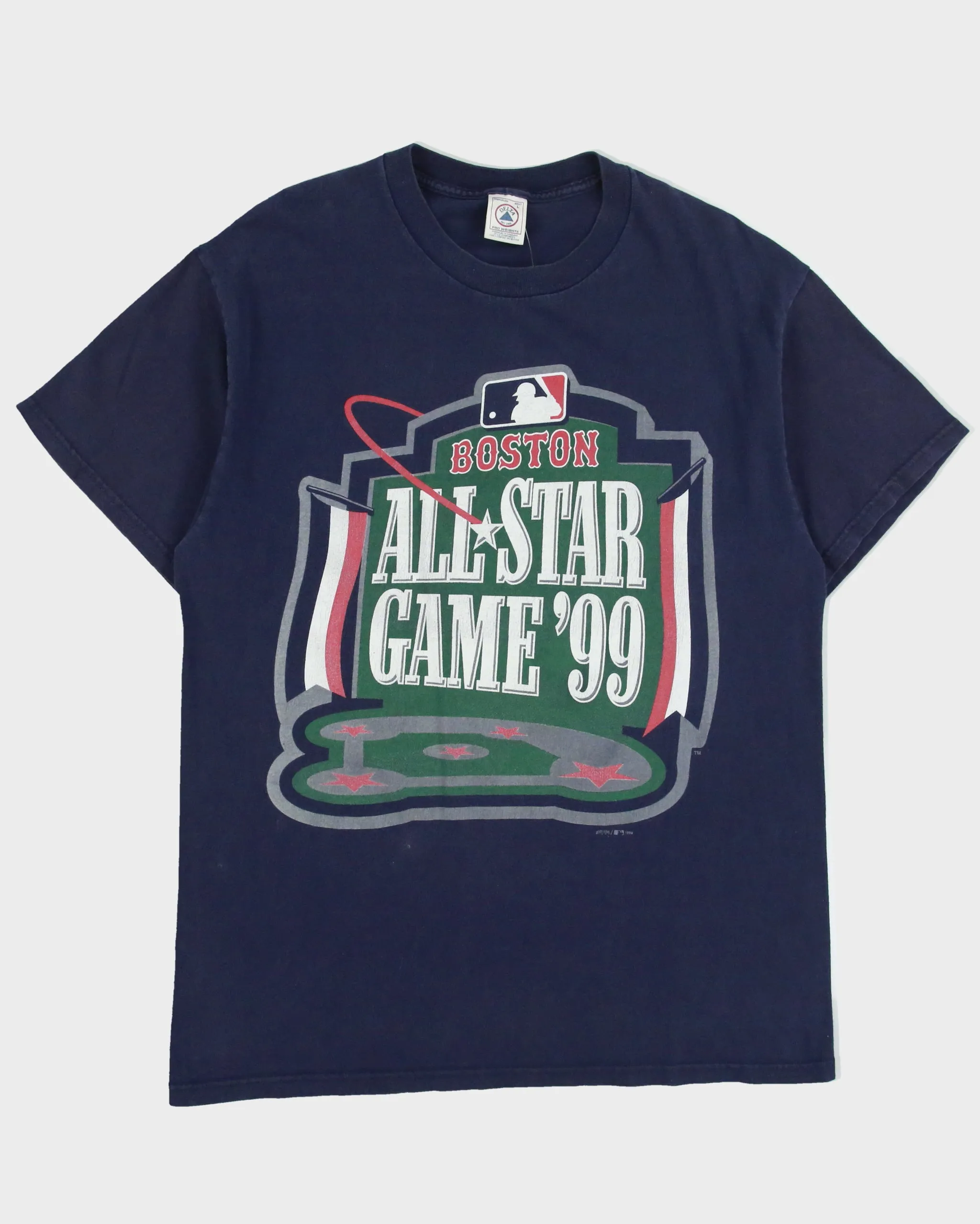 Vintage 1999 Boston All Star Game MLB Heavyweight Delta Crewneck T-Shirt - L sold by Rokit