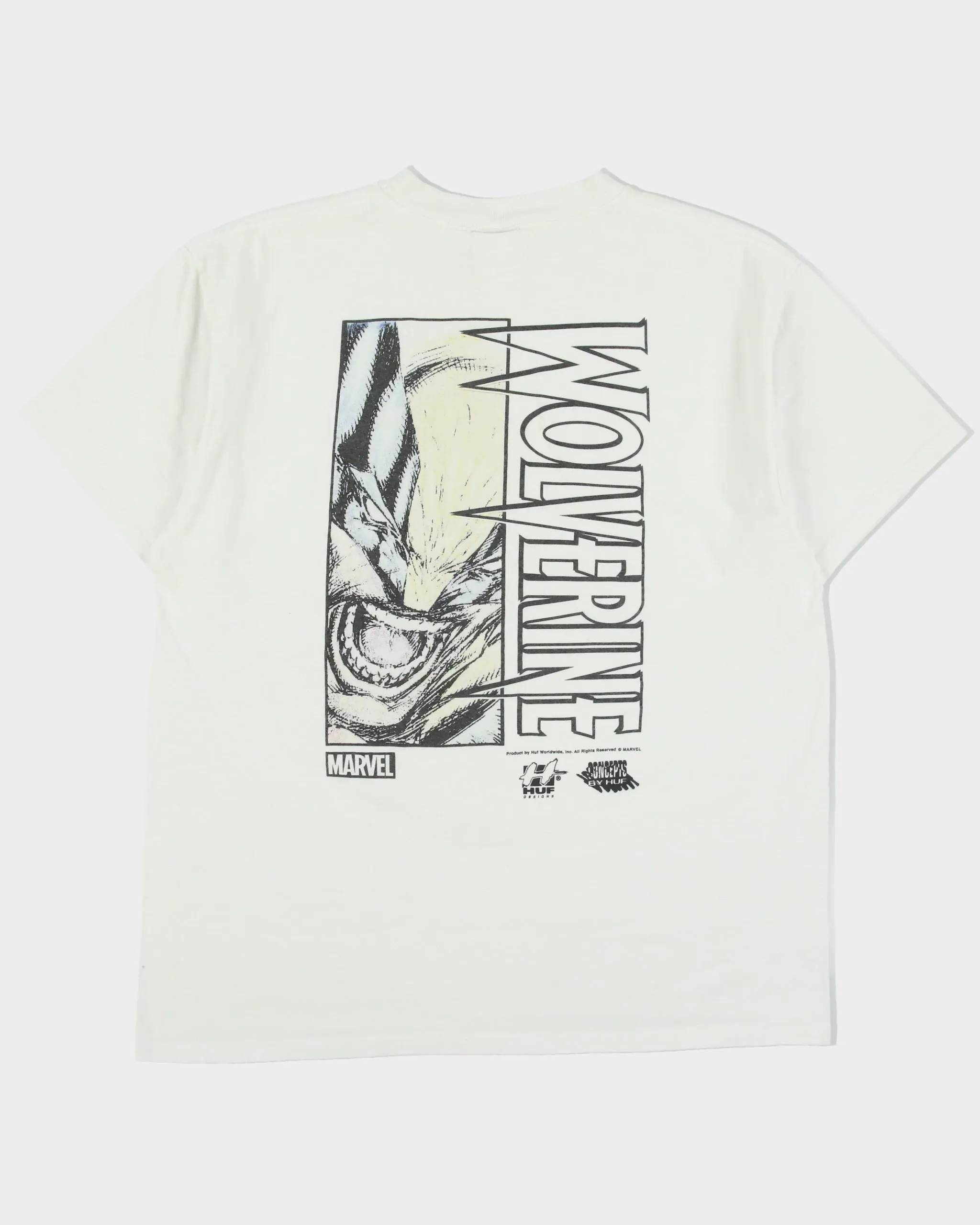Marvel x HUF Heavyweight Wolverine Snikt! Crewneck T-Shirt - L sold by Rokit product image thumbnail 2