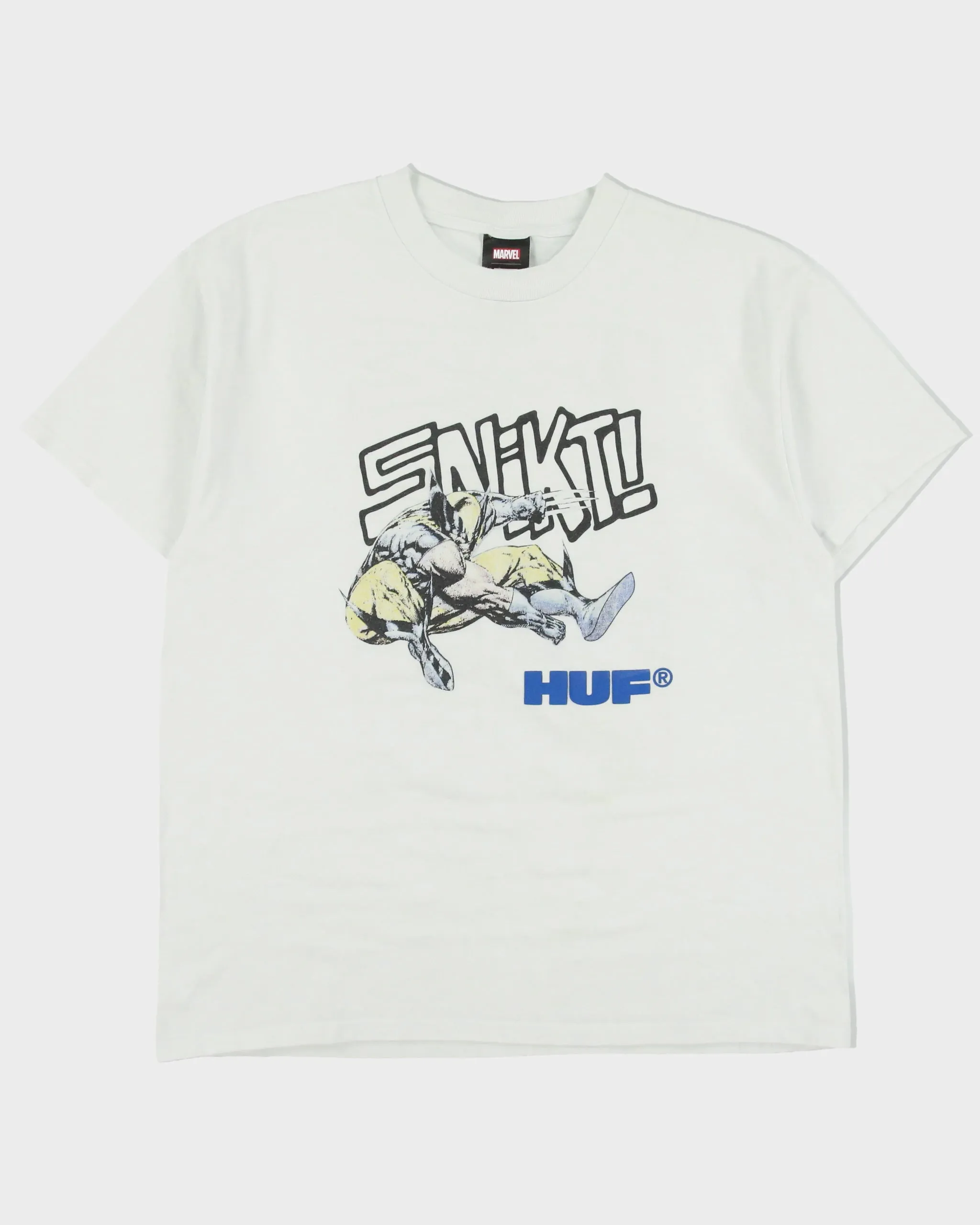Marvel x HUF Heavyweight Wolverine Snikt! Crewneck T-Shirt - L sold by Rokit