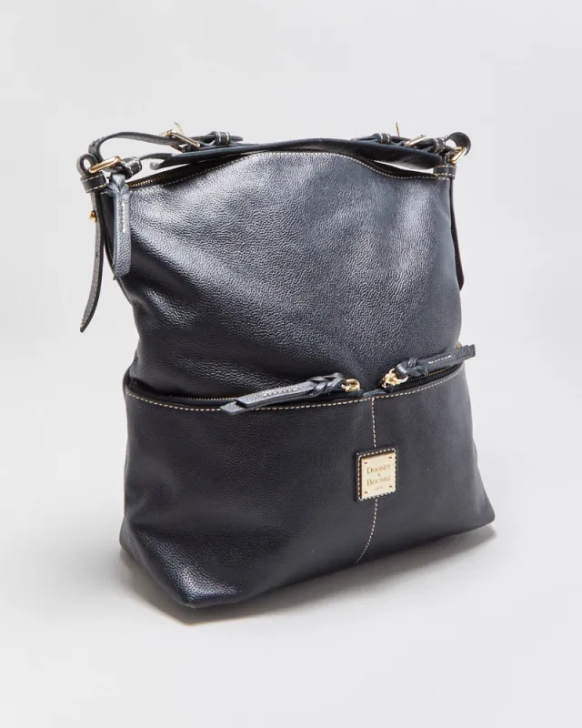 Vintage Dooney & Bourke Dillen Pebbled Leather Hobo Handbag made by Rokit