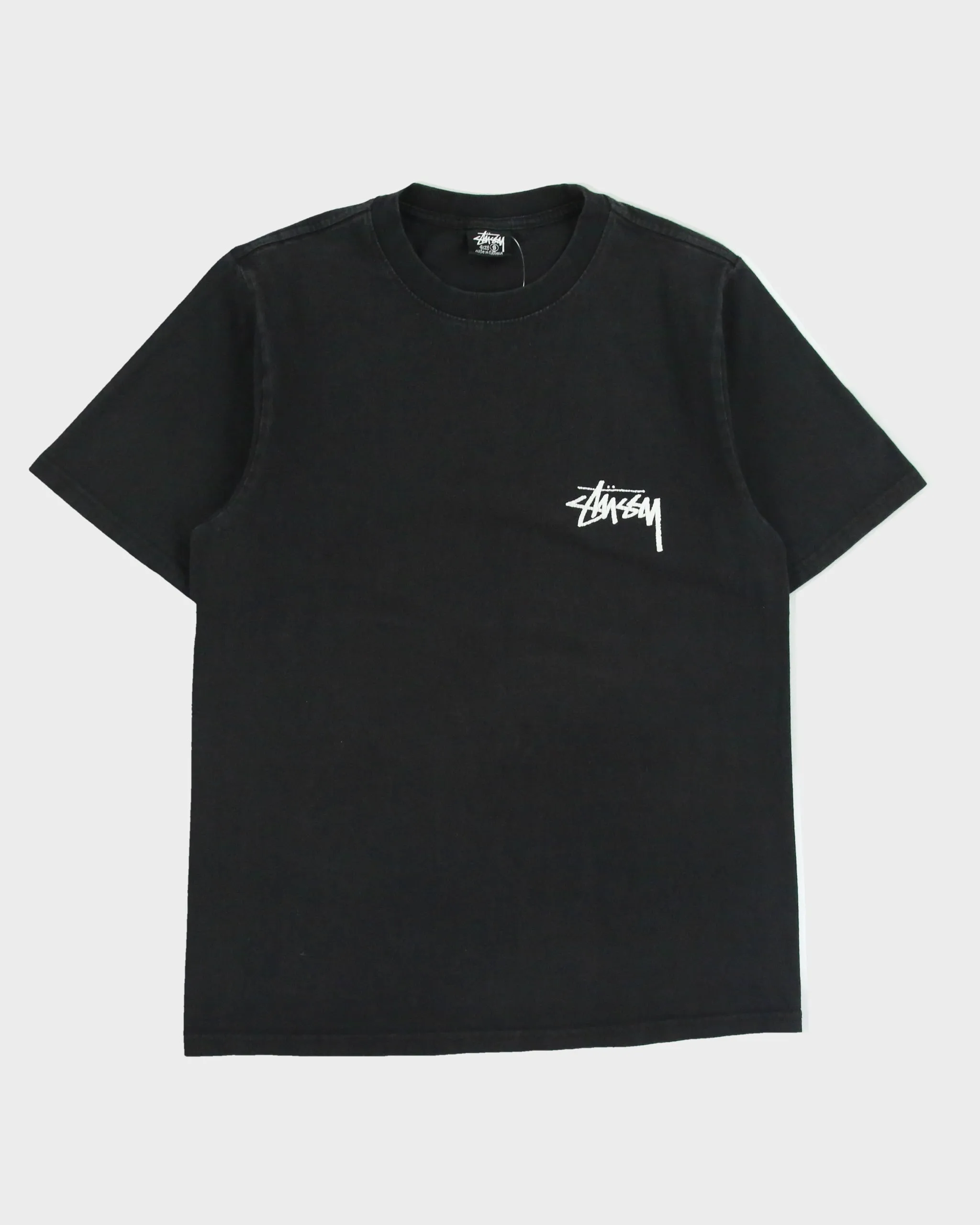 Vintage Stussy Heavyweight Fuzzy Dice Crewneck T-Shirt - S sold by Rokit