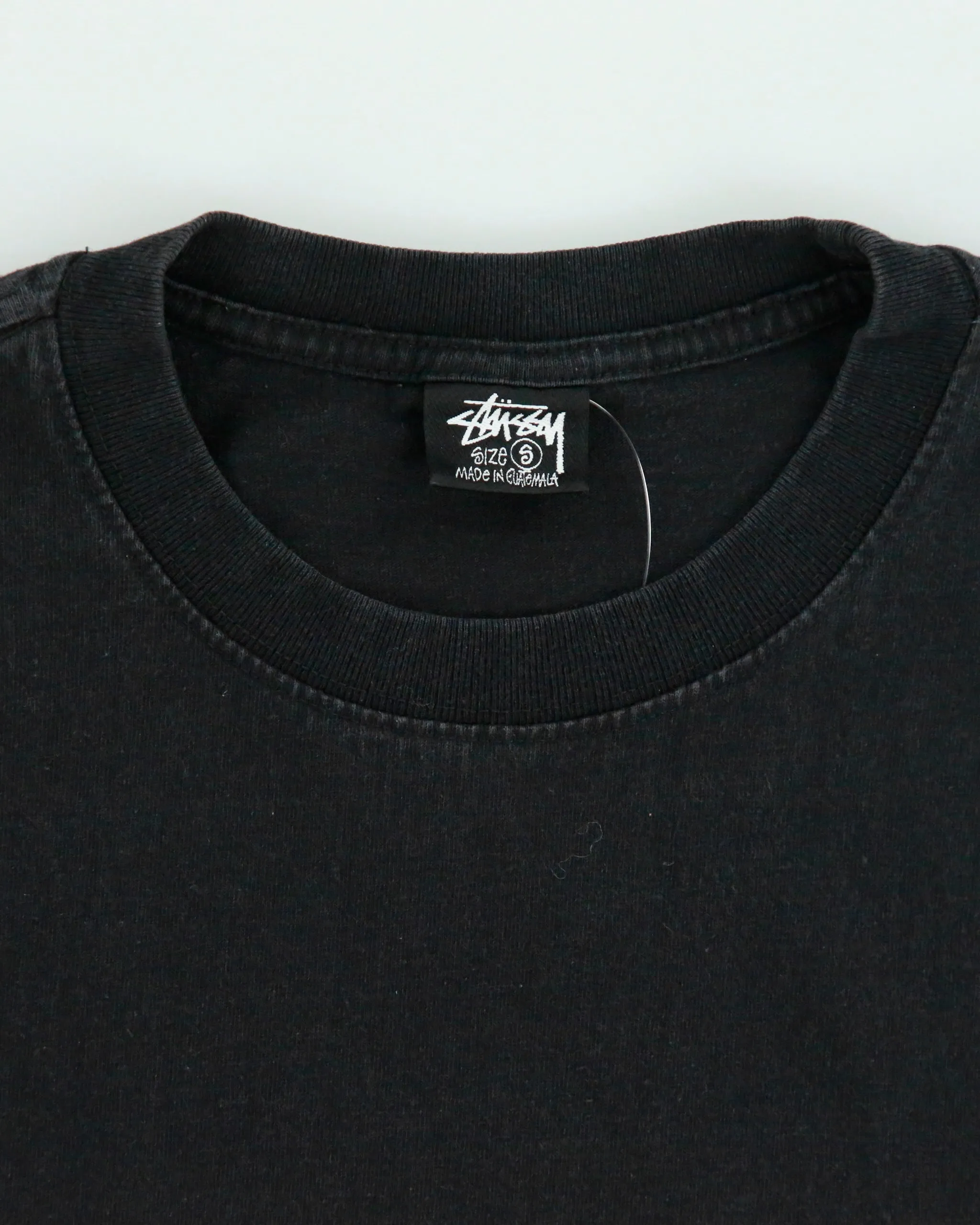 Vintage Stussy Heavyweight Fuzzy Dice Crewneck T-Shirt - S sold by Rokit product image thumbnail 5