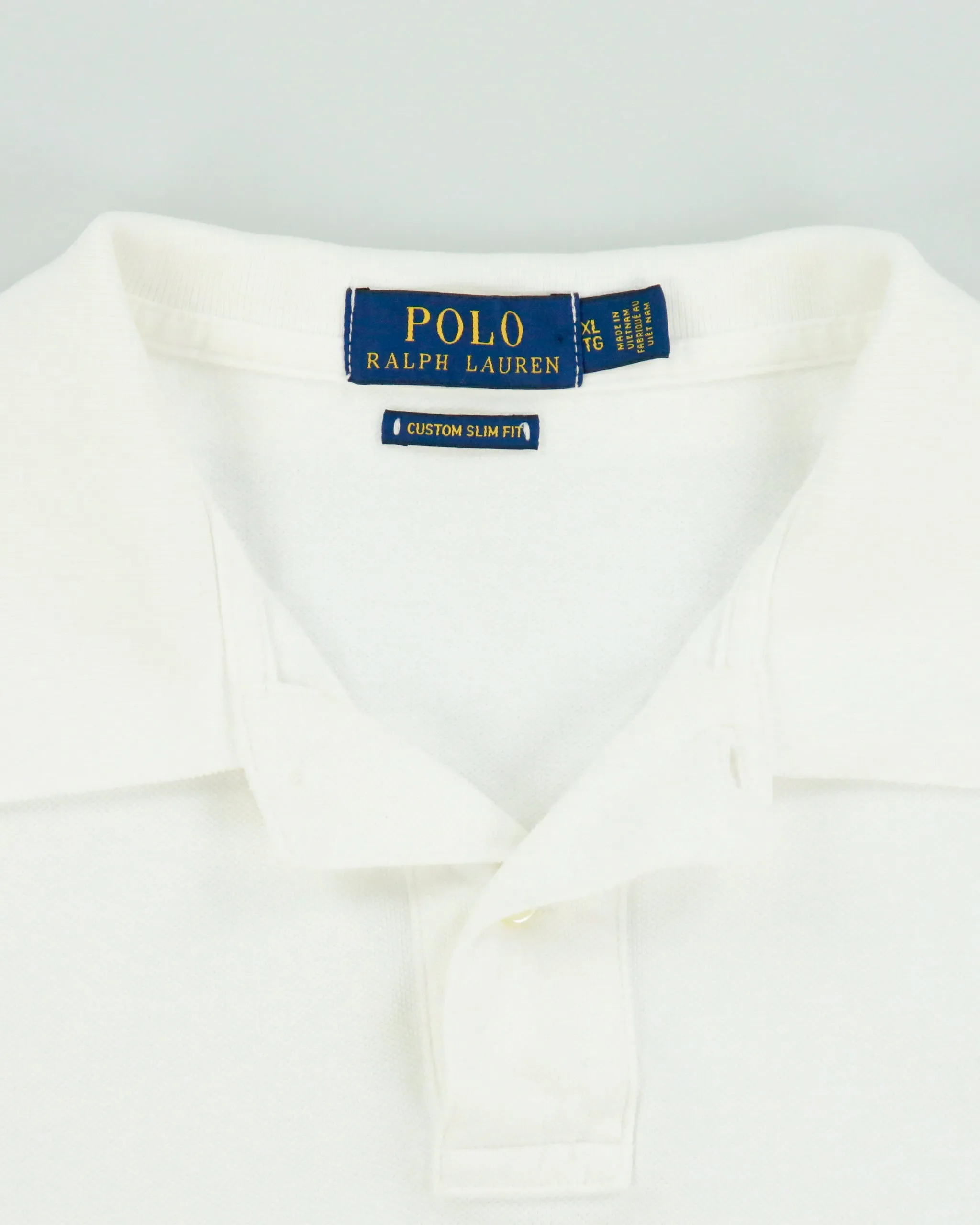 Vintage Polo Ralph Lauren Custom Slim Fit Short Sleeve Polo Shirt - XL sold by Rokit product image thumbnail 5