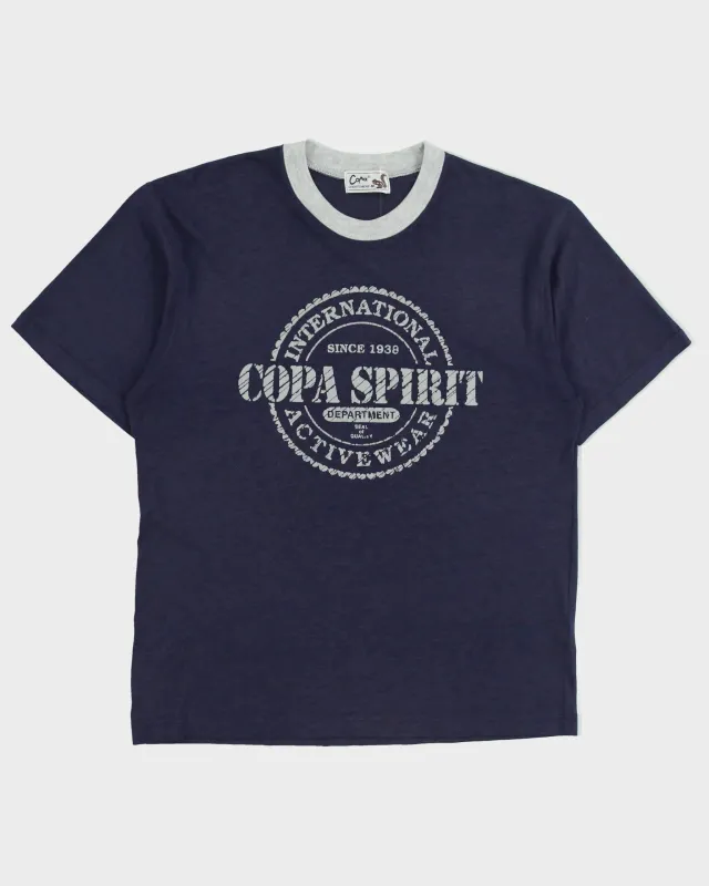 Vintage 1990s Copa Sportswear Spirit Logo Crewneck T-Shirt - M made by Rokit