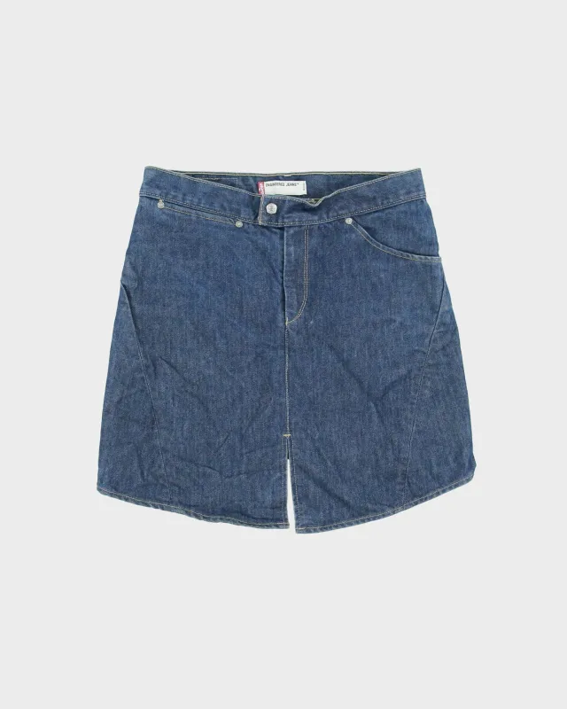 Vintage 1995 Levi's Engineered Front Split Denim Skirt - M made by Levi's