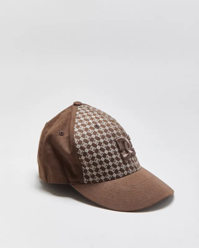 Vintage Y2K 00s DC Shoe Co. Monogram FlexFit Baseball Cap - S/M made by Rokit