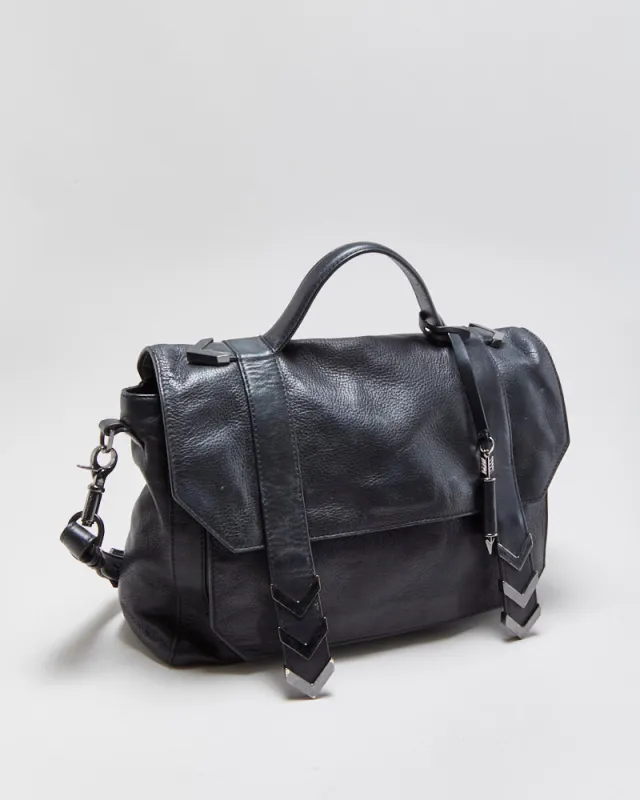 Vintage Mackage Pebbled Leather Satchel made by Rokit