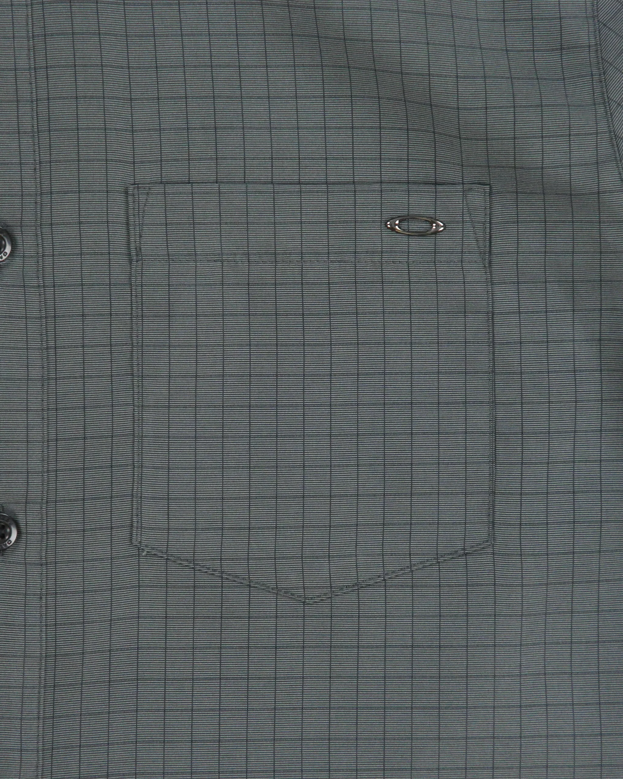 Vintage Y2K 00s Oakley Grid Check O Icon Regular Fit Short Sleeve Shirt - M sold by Rokit product image thumbnail 4