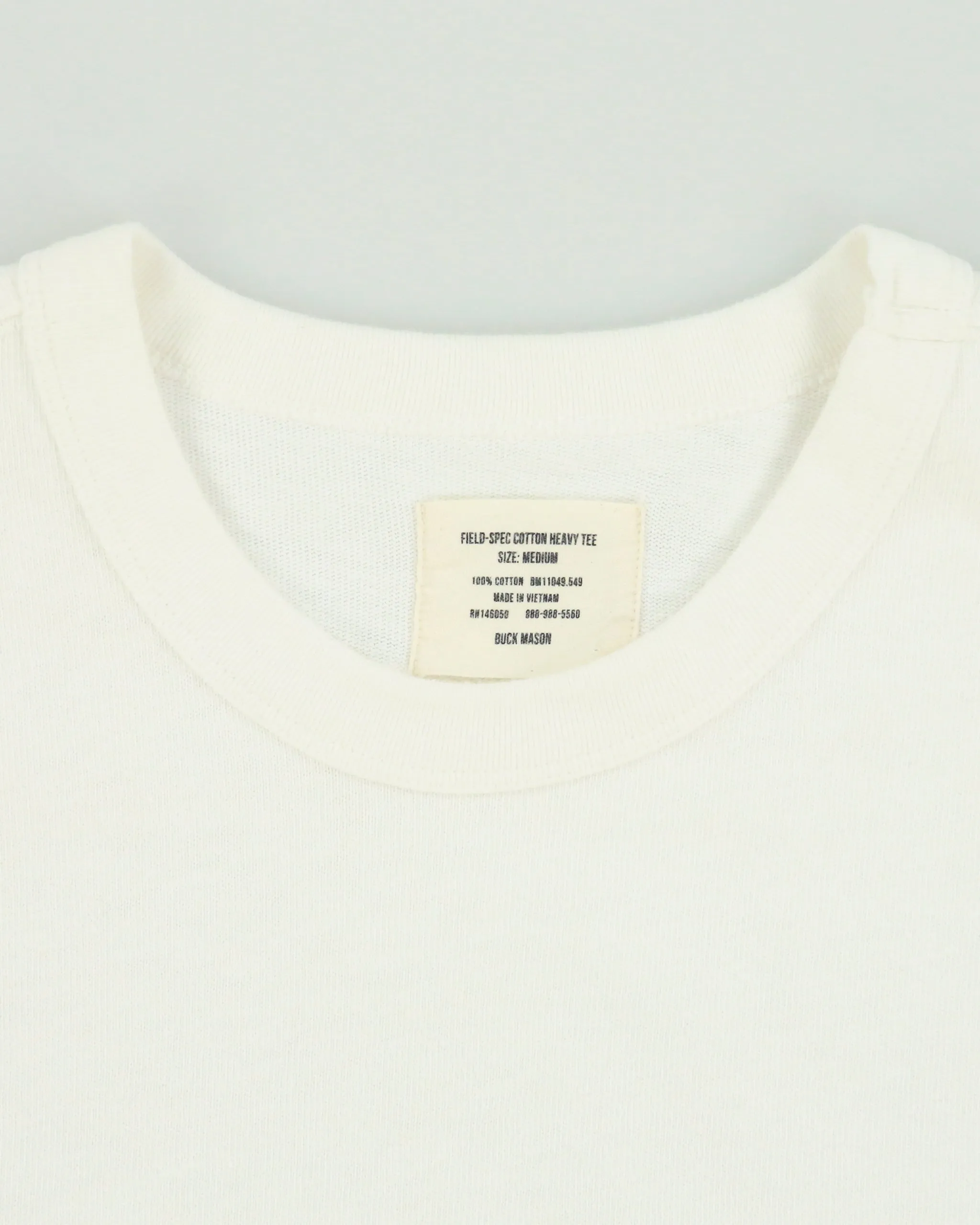Buck Mason 'Field-Spec Cotton Heavy Tee' Crewneck T-Shirt - M sold by Rokit product image thumbnail 5