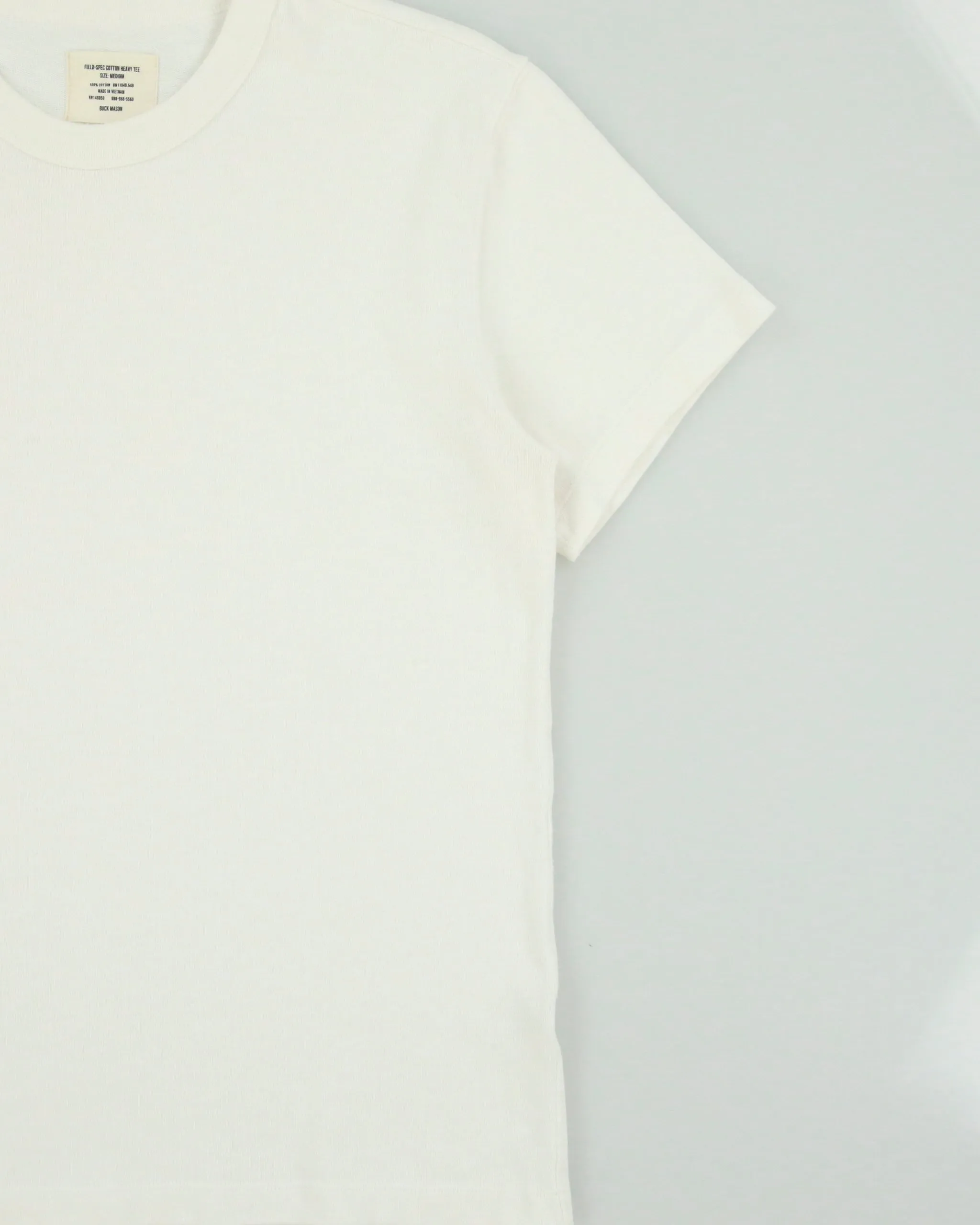 Buck Mason 'Field-Spec Cotton Heavy Tee' Crewneck T-Shirt - M sold by Rokit product image thumbnail 3