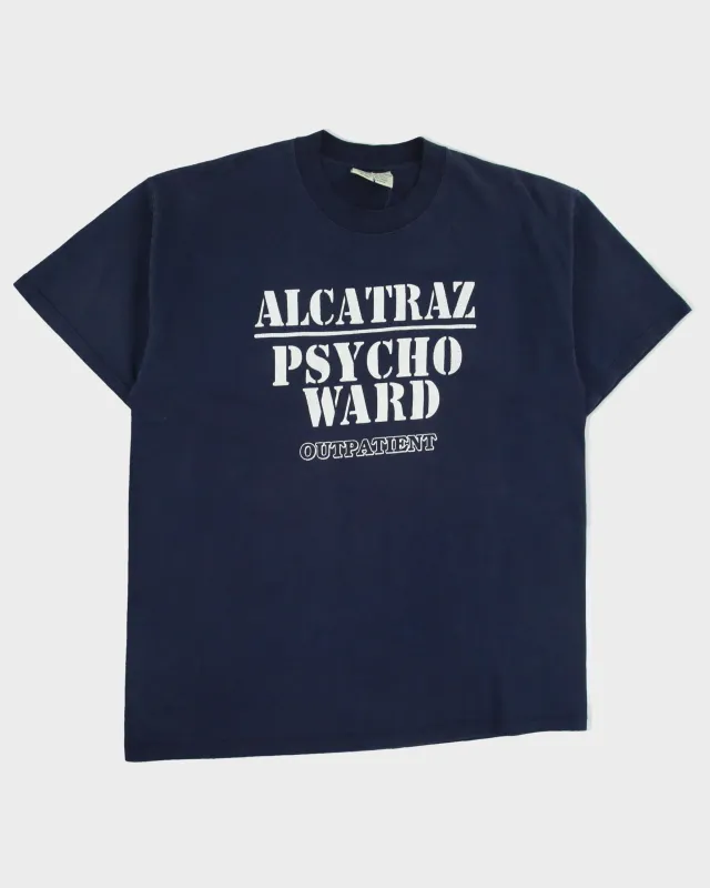 Vintage 1990s Alcatraz Psycho Ward Outpatient Heavyweight Boca Made In Canada Crewneck T-Shirt - XL made by Rokit