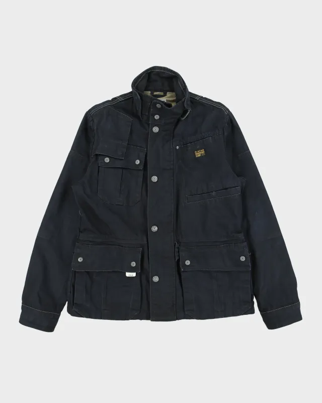 Vintage G-Star Raw Denim Navy Canvas Utility Jacket - L made by G-Star RAW