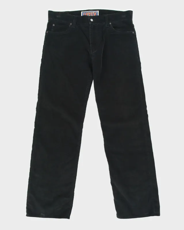 Vintage Y2K 00s Levi's 549 Batwing Tag Low Loose Corduroy Trousers - W38 L33 made by Levi's