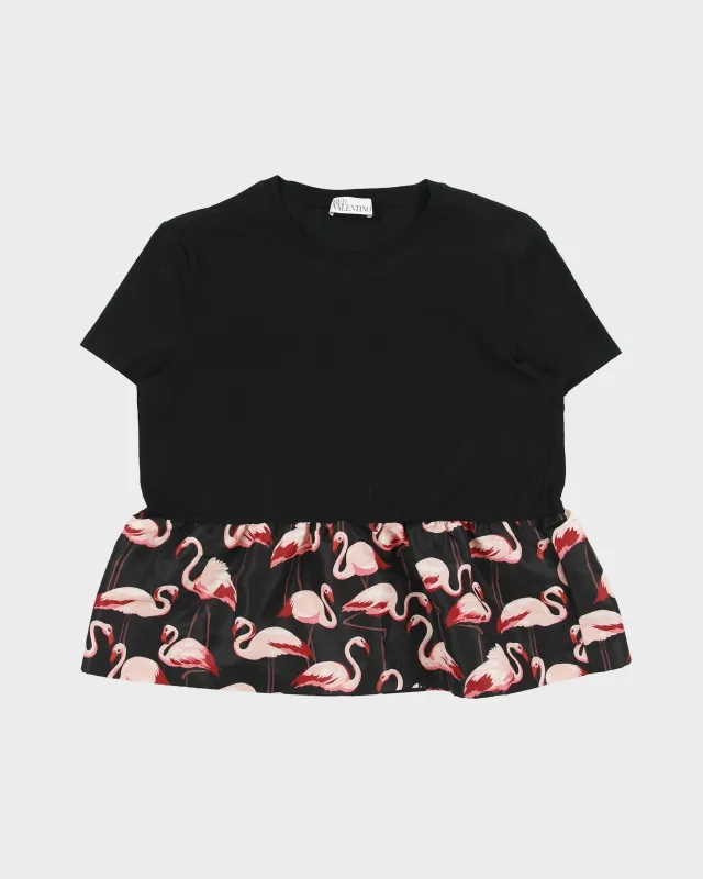RED Valentino Women's Flamingo Frill Crewneck T-Shirt - M made by Valentino