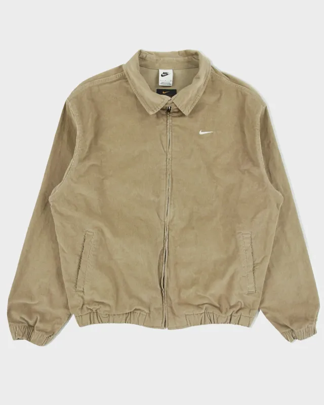 Nike Life Natural Camel Corduroy Harrington Jacket - S made by Nike