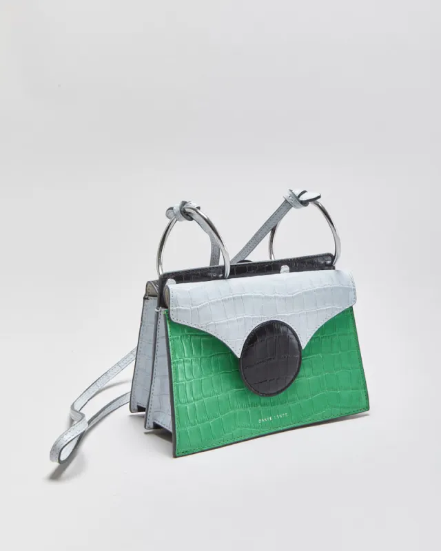 Vintage Danse Lente Mini Phoebe Croc-embossed Leather Crossbody made by Rokit